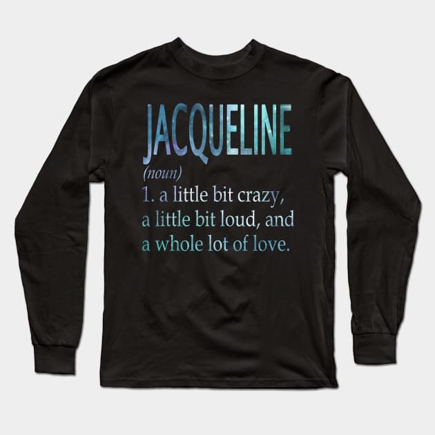 Jacqueline Long Sleeve T-Shirt by Guitar Hero-Typography 